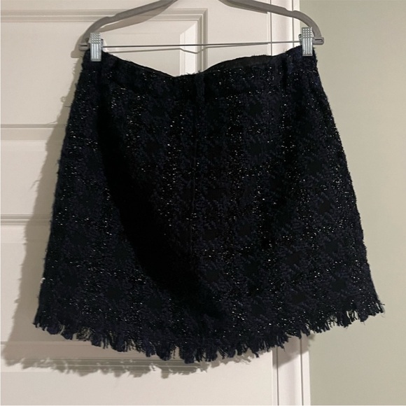 Scotch‎ & Soda Tweed Mini Skirt - Black and Blue size XL - Picture 4 of 6
